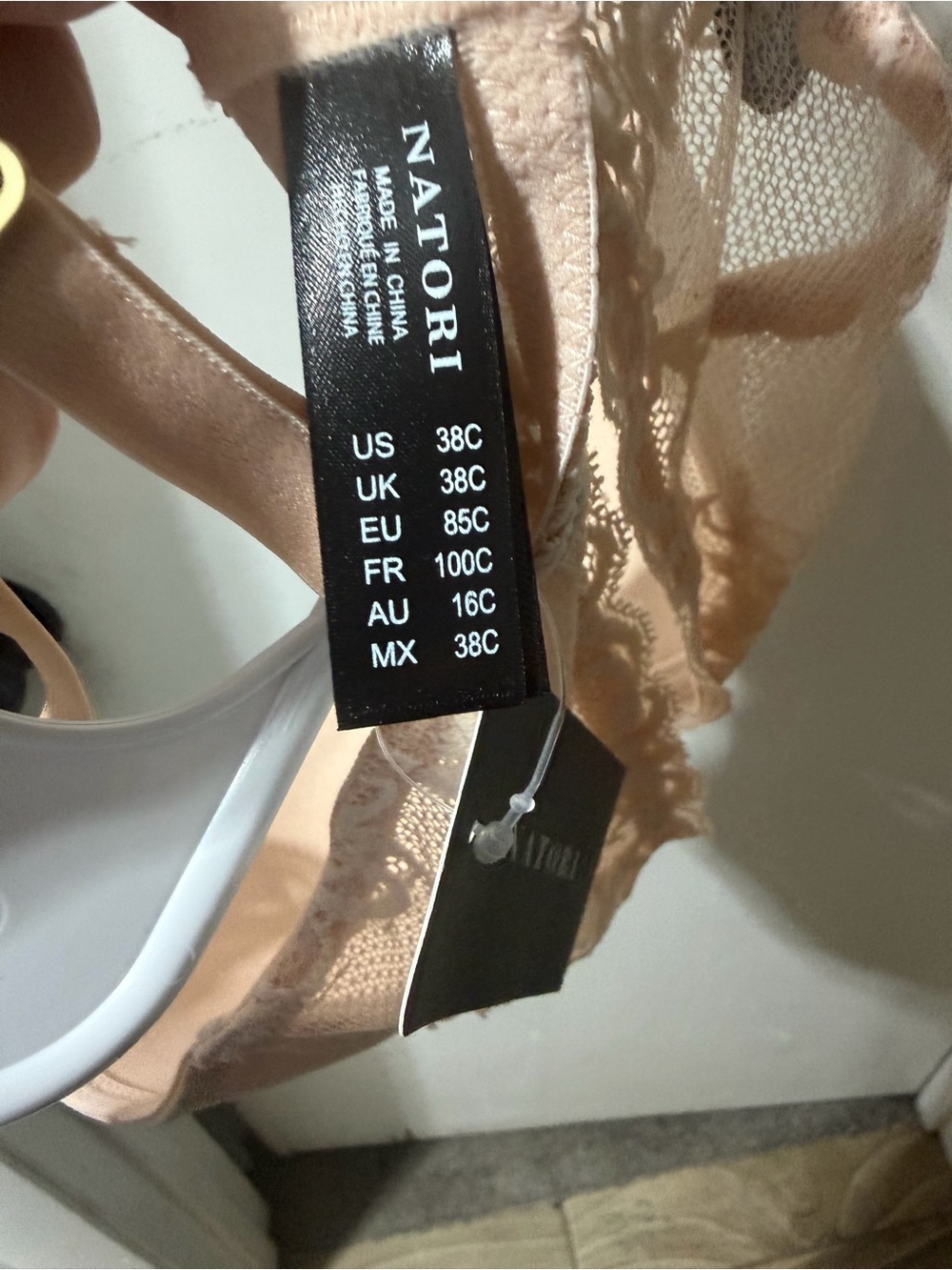 Natori Peachy Nude Lace-Trim T-Shirt Bra - Picture 4 of 4